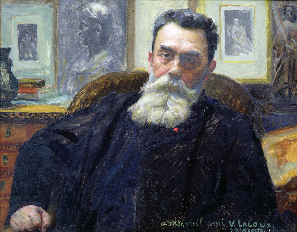 Retrato de Victor A. Laloux (1850-1937) 1911 de Jean Joseph Weerts