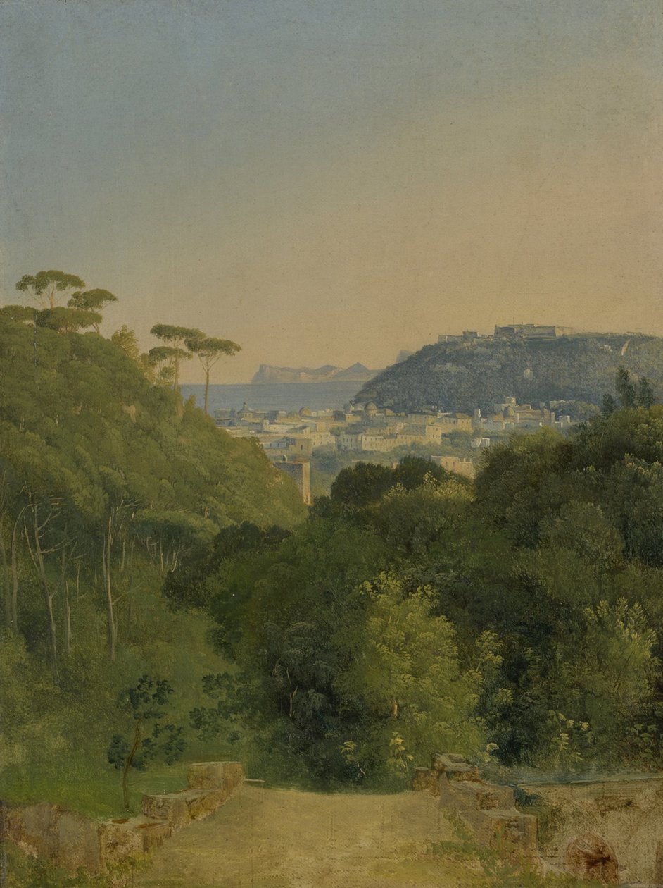 Vista da Baía de Nápoles de Jean Joseph Xavier Bidauld