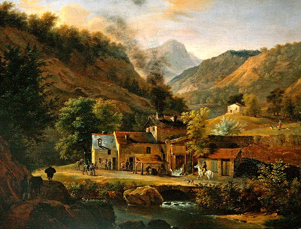 Dauphine Landscape, c.1820 (óleo sobre tela) de Jean Joseph Xavier Bidauld