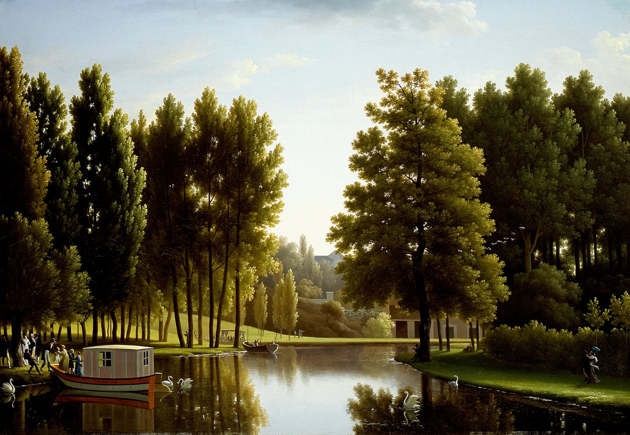 Francês: Le parc à Mortefontaine O parque de Mortefontaine de Jean Joseph Xavier Bidauld