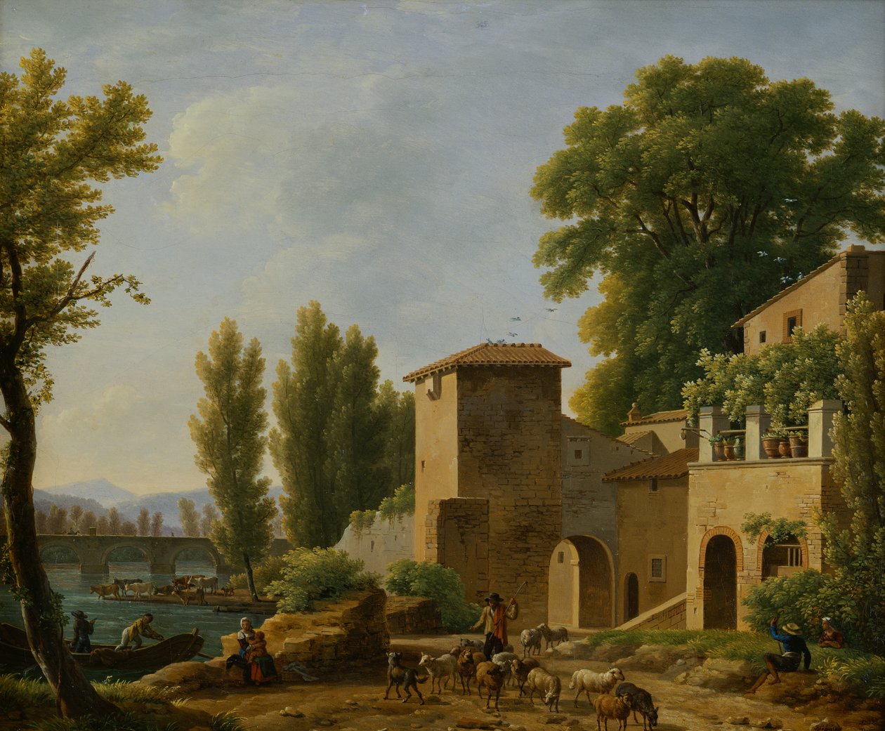 Paisagem, 1822 de Jean Joseph Xavier Bidauld