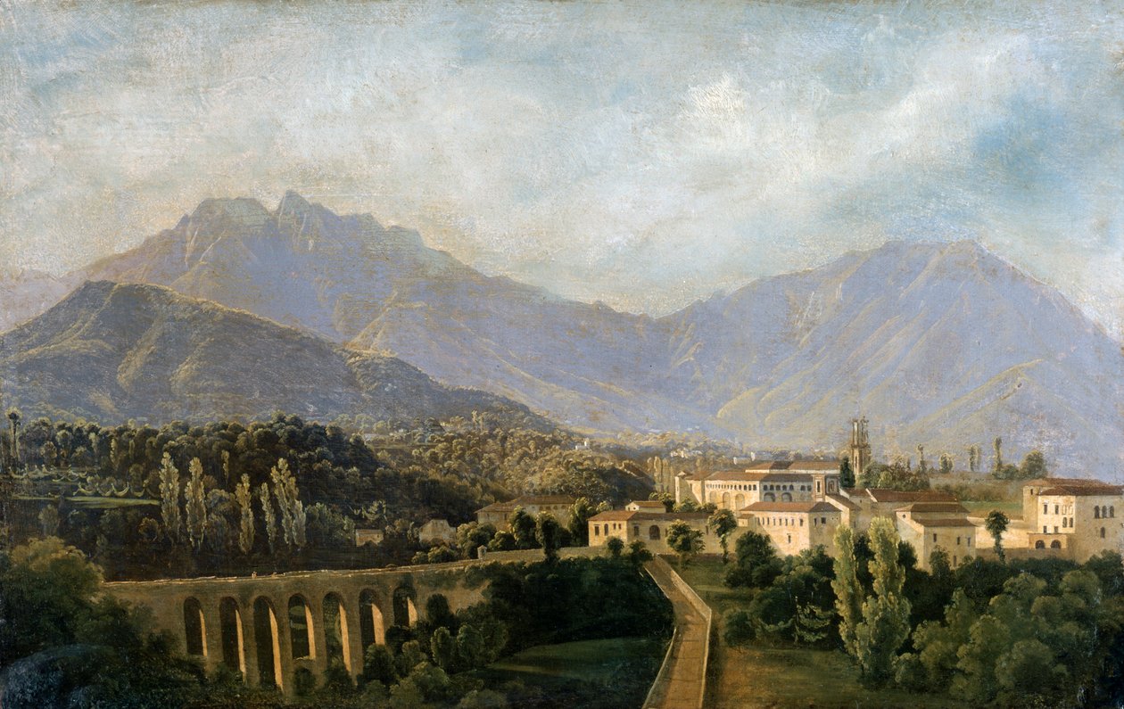 Vista da Itália, 1811. de Jean Joseph Xavier Bidauld