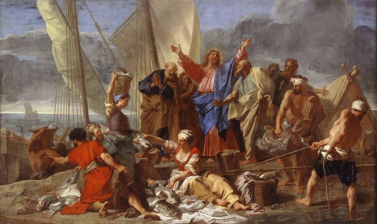 O Miraculous de Peixes de Jean Jouvenet