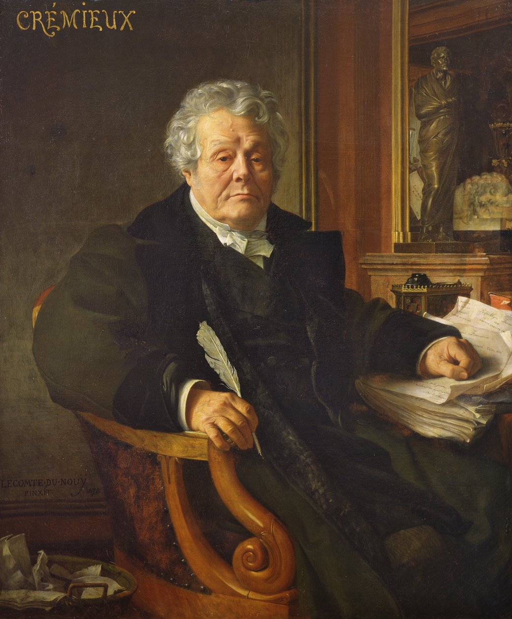 Adolphe Cremieux, 1878 de Jean Jules Antoine Lecomte du Nouy