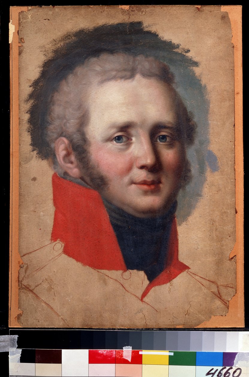 Retrato do Imperador Alexandre I (1777-1825) de Jean Laurent Monnier