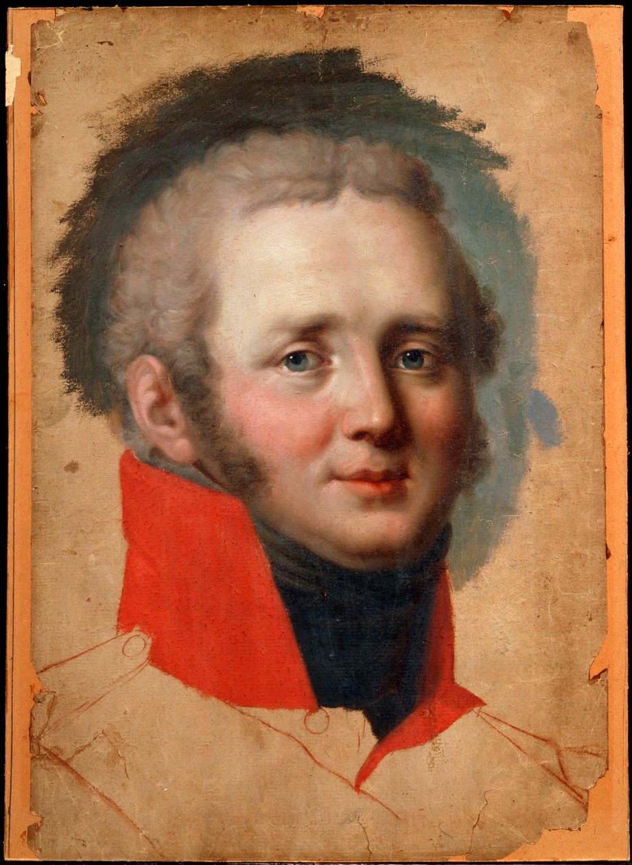 "Retrato do Imperador Alexandre I", 1800s.    de Jean Laurent Monnier