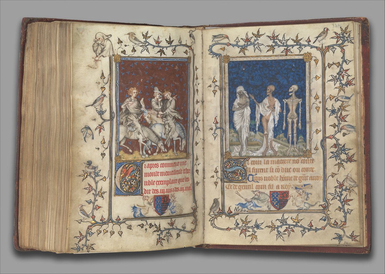 O Livro de Oração de Bonne de Luxemburgo, Duquesa da Normandia, antes de 1349. de Jean Le Noir