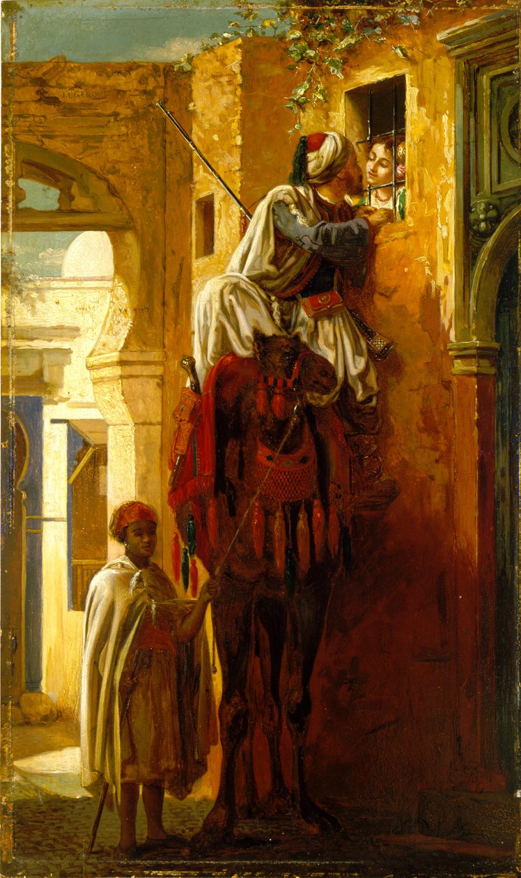 A tentativa de Jean Leon (attr. to) Gerome