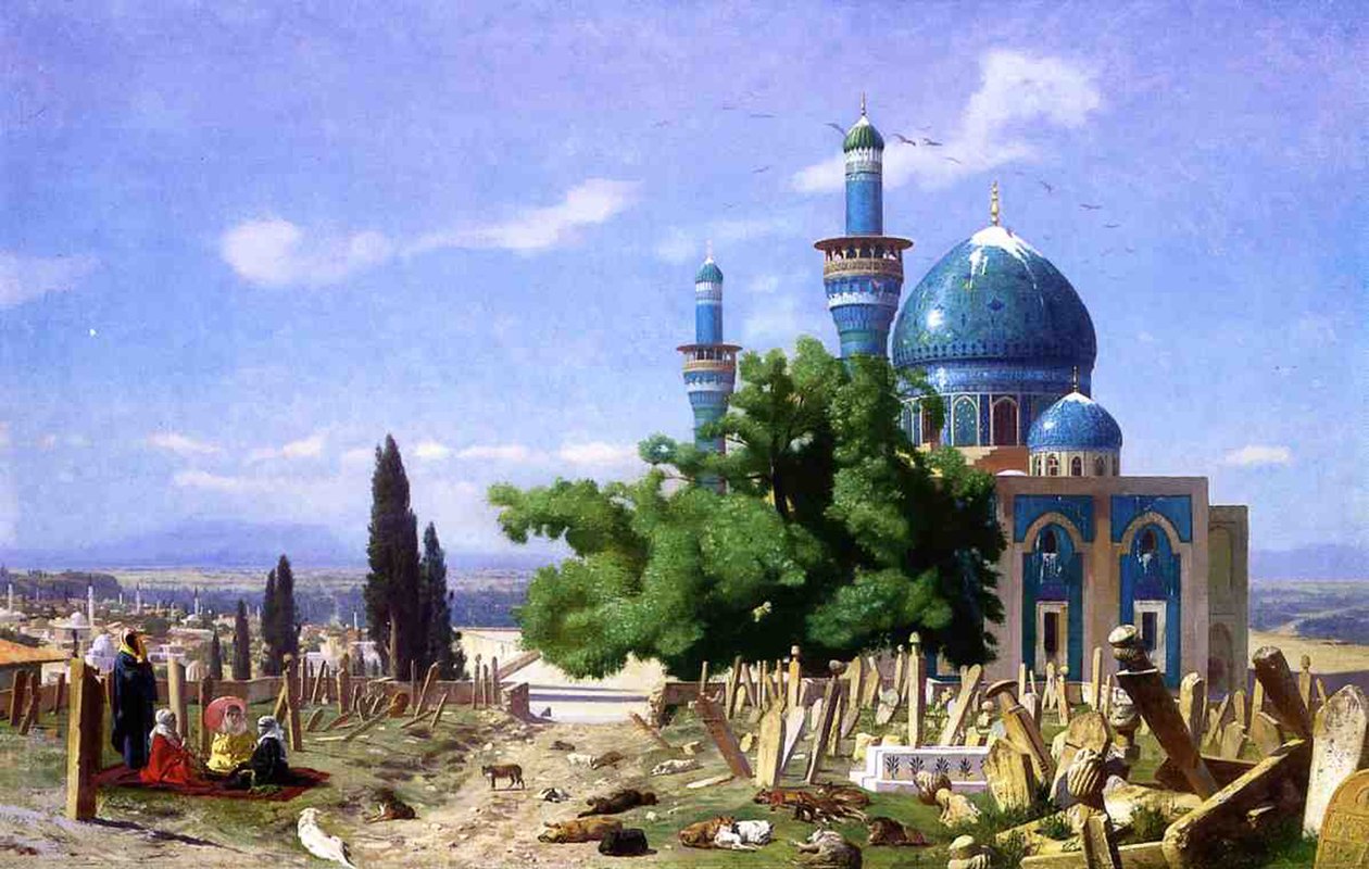 Um Cemitério Abandonado de Jean Leon Gerome