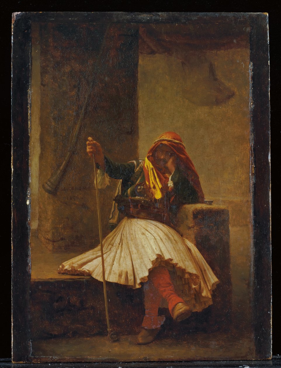 Arnaute buvant, 1896 de Jean Leon Gerome