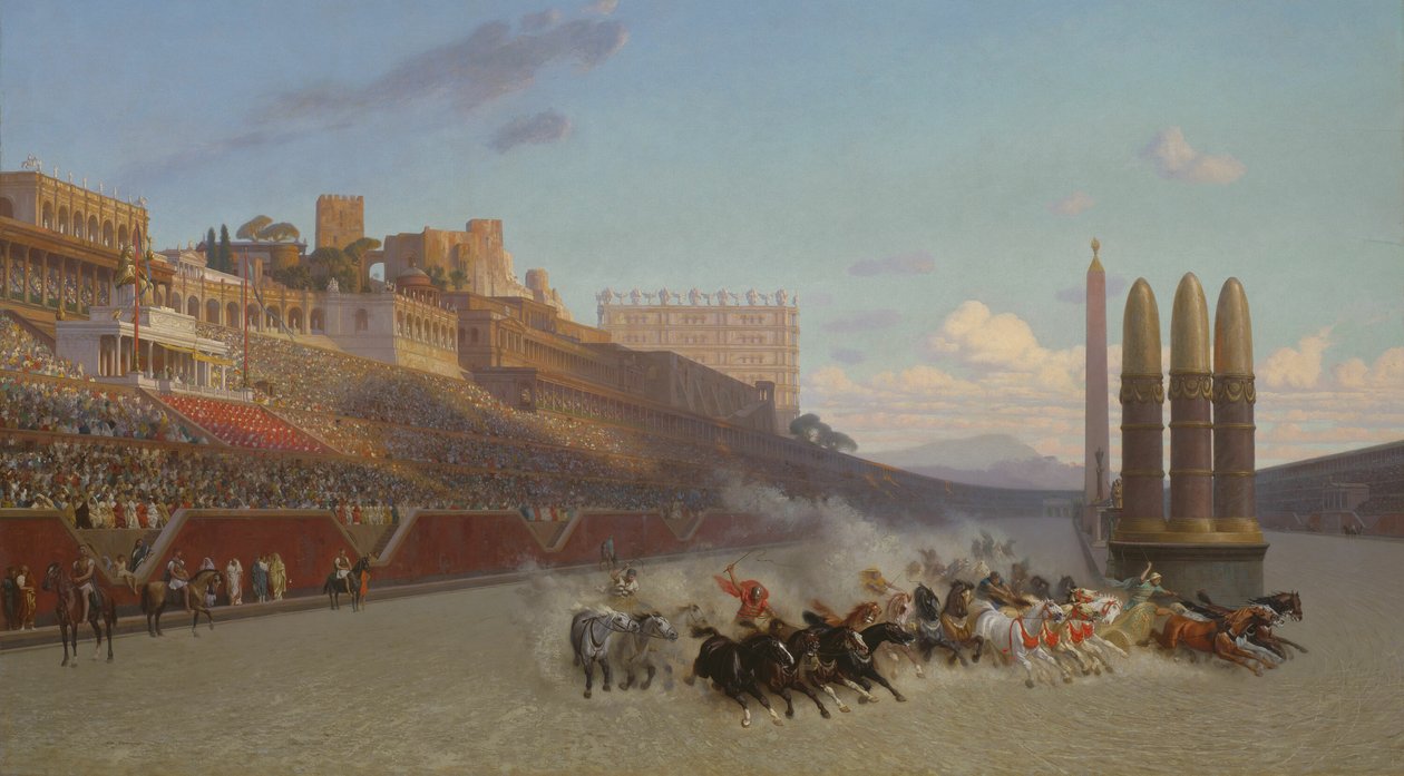 Corrida de bigas de Jean Leon Gerome