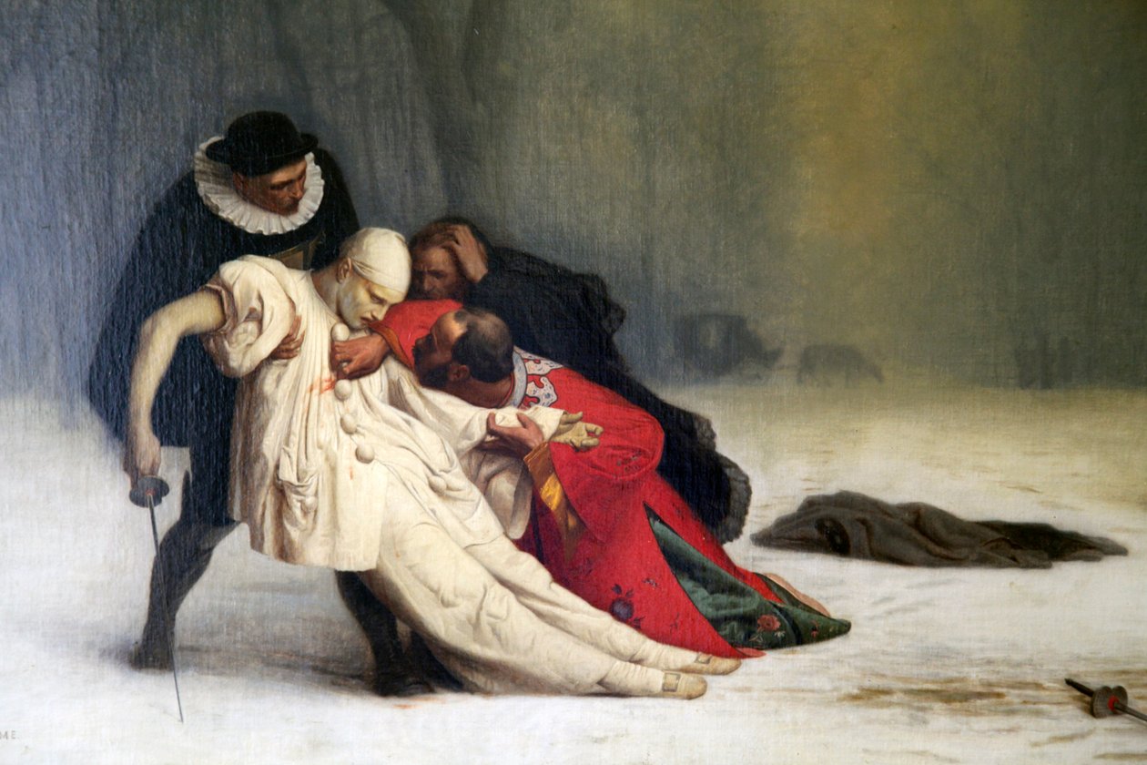 "Duelo depois de uma Mascarada", 1857 de Jean Leon Gerome