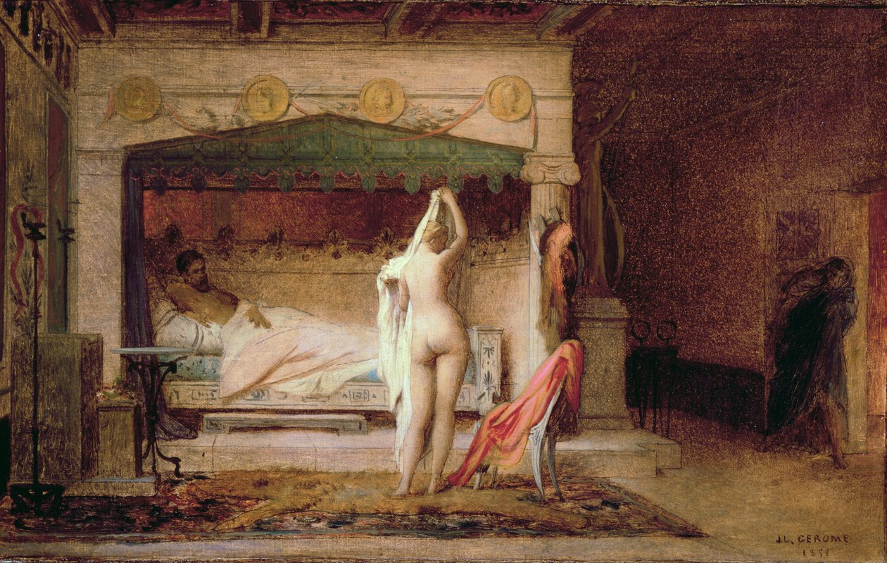 Rei Candaules de Lydia, 1858 de Jean Leon Gerome