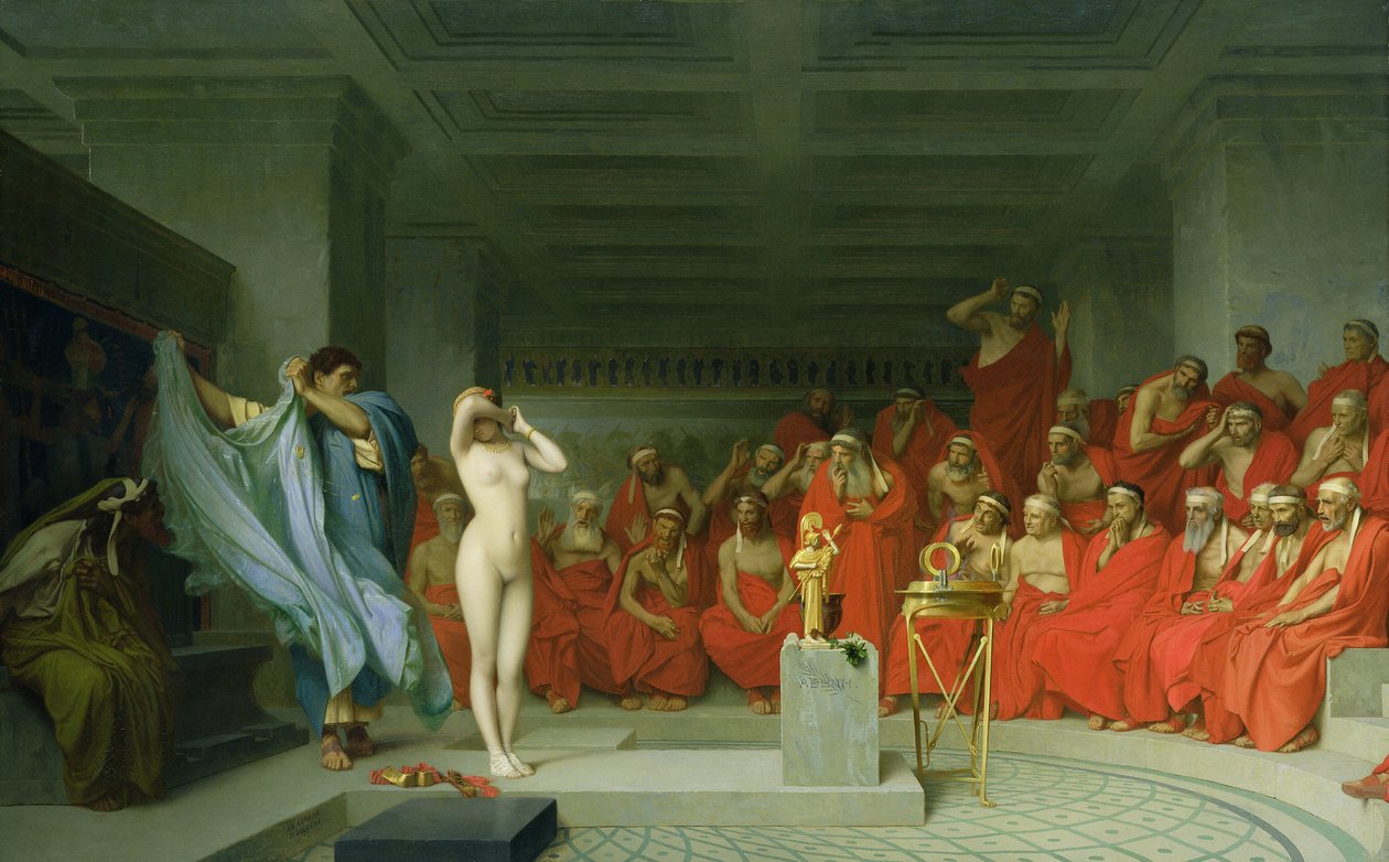 Frígia antes do Areópago de Jean Leon Gerome