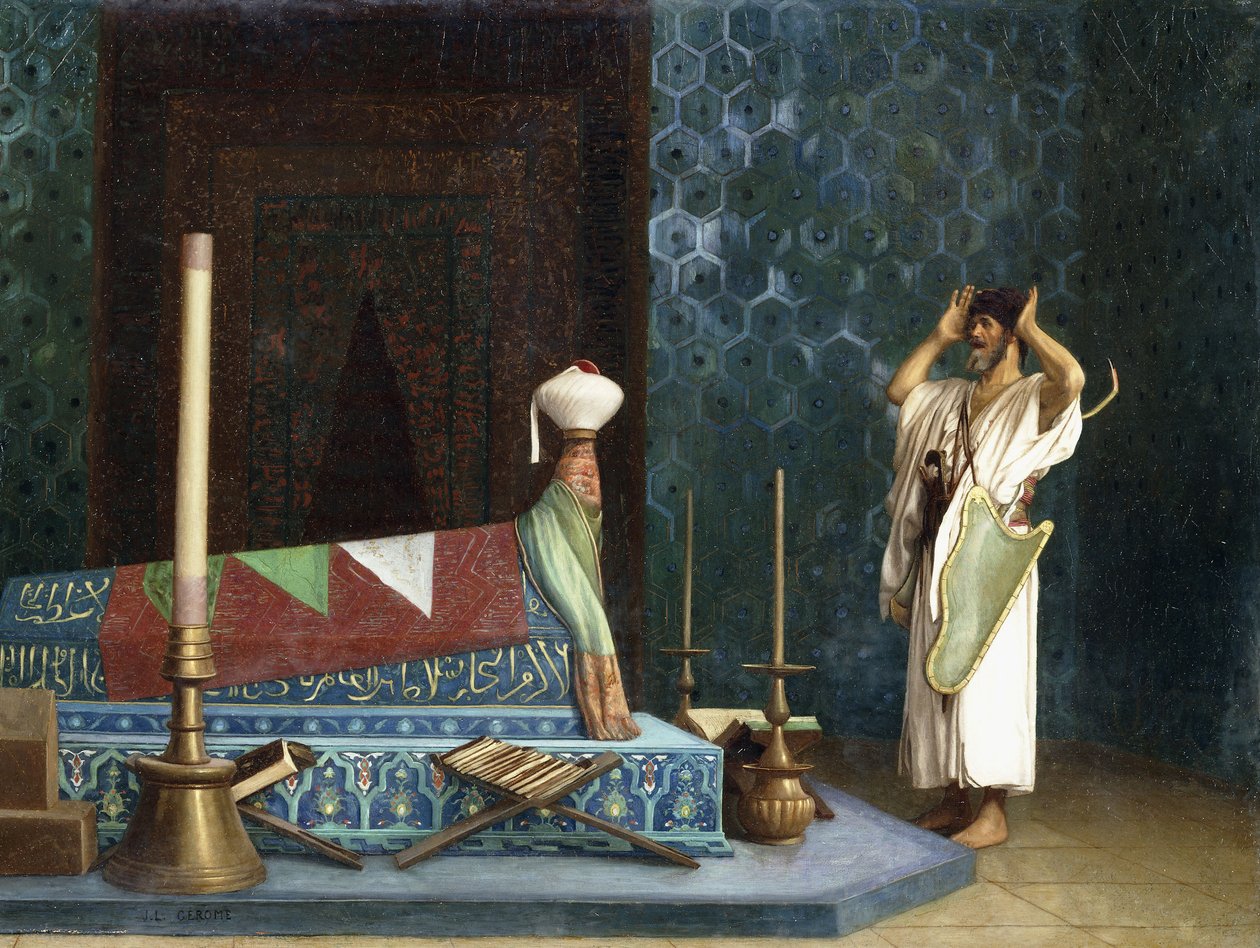 Oração na sala do sultão de Jean Leon Gerome