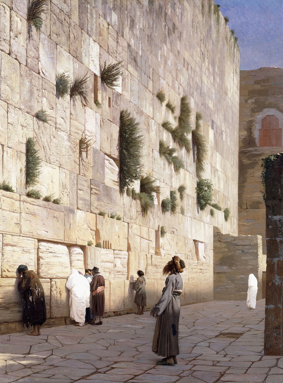 Muro de Salomão, Jerusalém de Jean Leon Gerome
