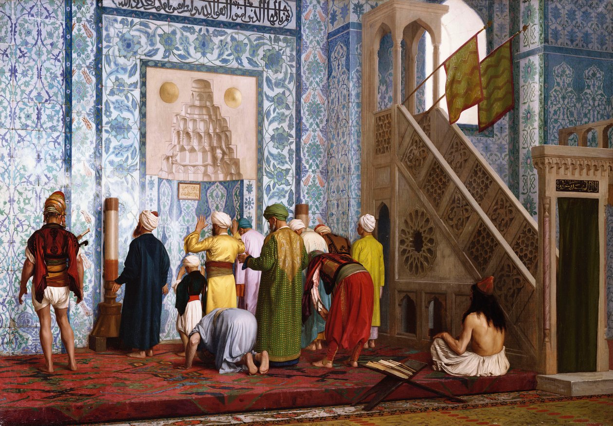 A Mesquita Azul, 1878 de Jean Leon Gerome