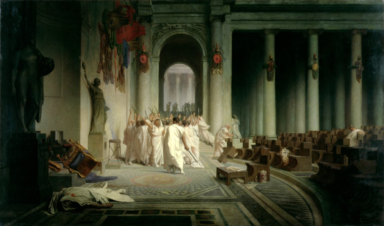 A Morte de César de Jean Leon Gerome