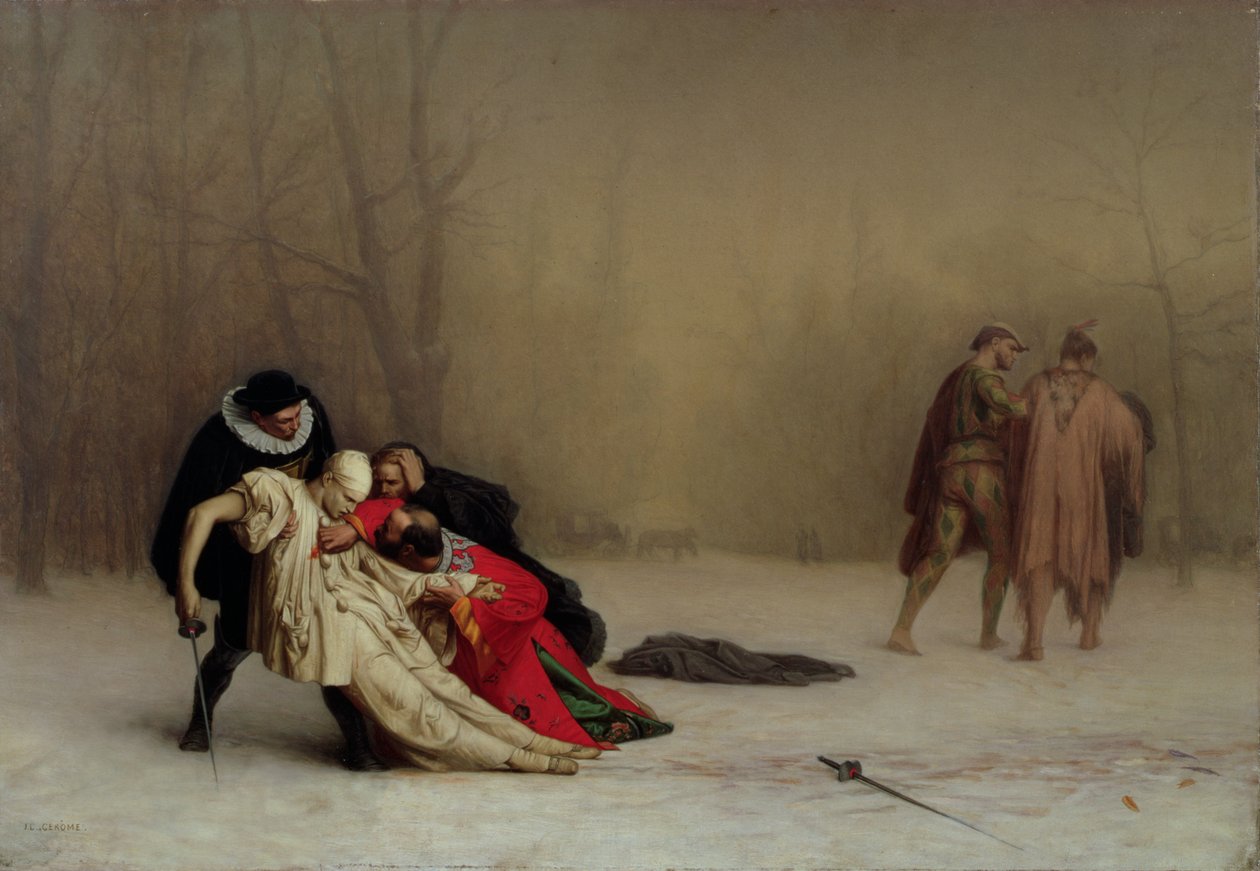O duelo depois da mascarada de Jean Leon Gerome