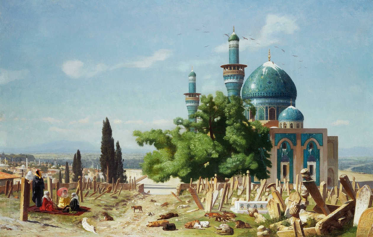 Os Campos de Descanso, Brousse de Jean Leon Gerome