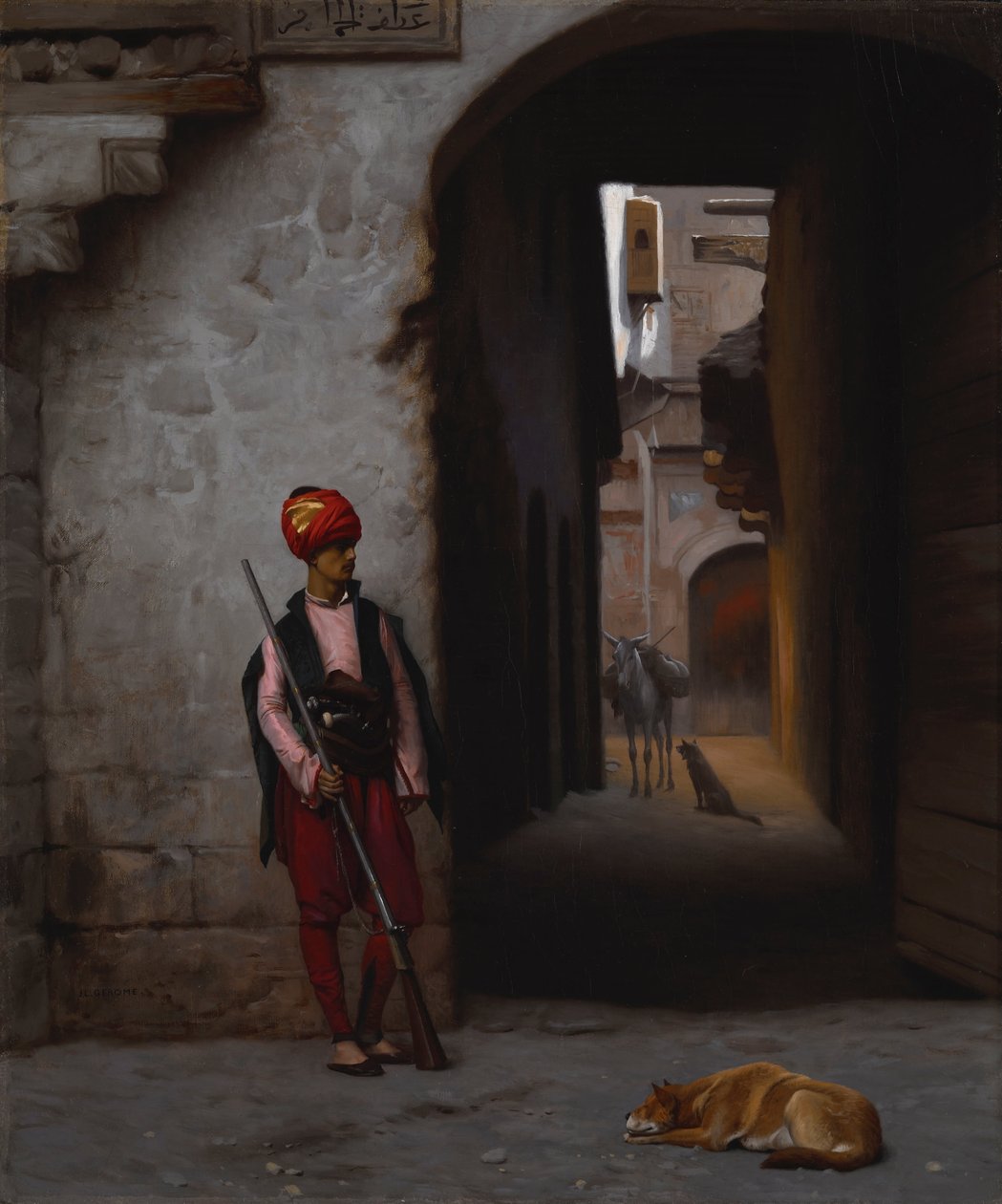 O guarda de Jean Leon Gerome