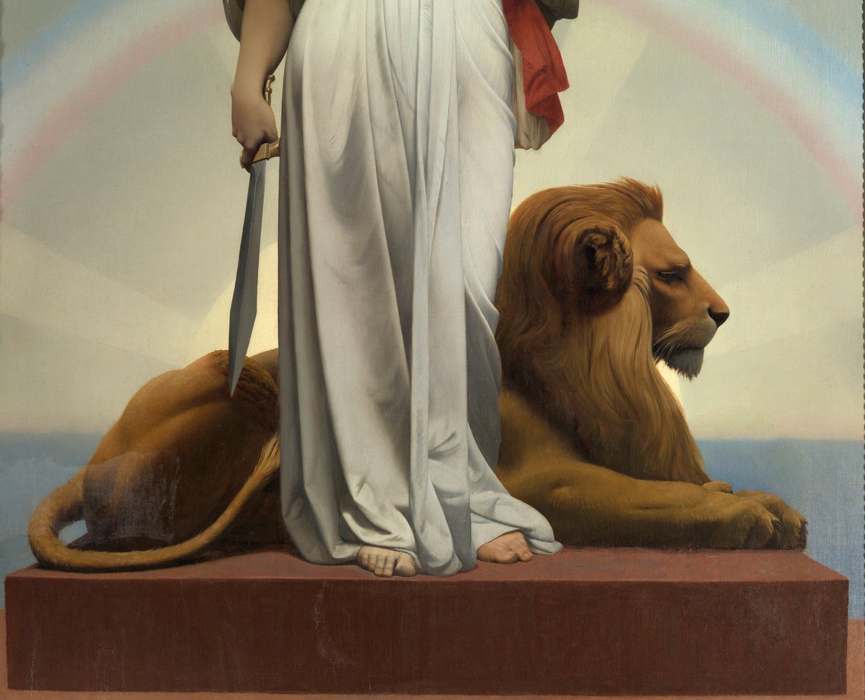 A República por Gerome Jean Leon (1824 - 1904) (alegoria - 1848); Mairie des Lilas de Jean Leon Gerome