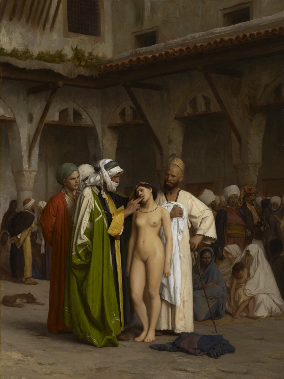 O Mercado de Escravos de Jean Leon Gerome