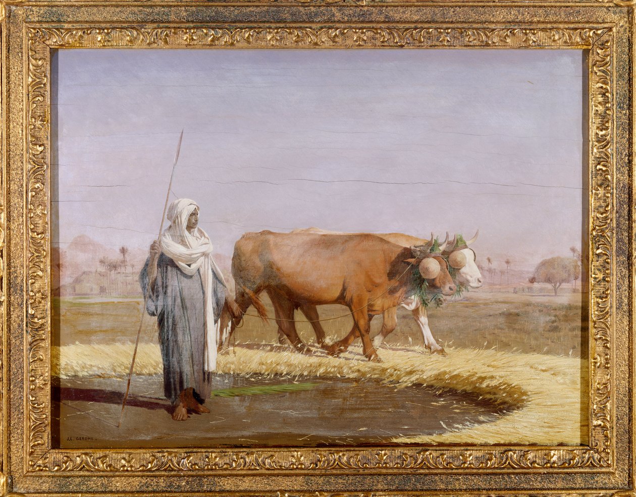 Tratar o trigo no Egito de Jean Leon Gerome