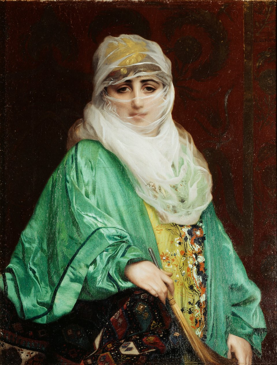 Mulher de Constantinopla, em pé, c.1876 de Jean Leon Gerome
