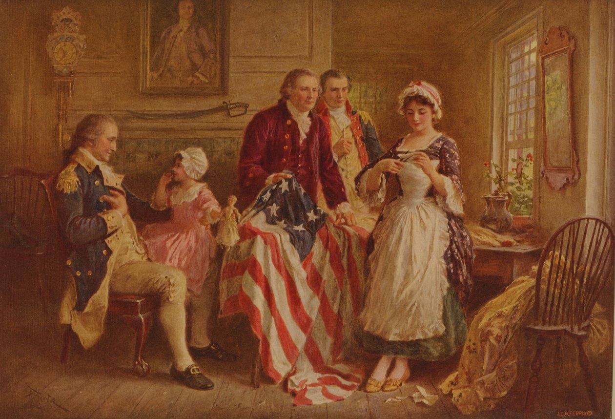 Betsy Ross, c.1930 de Jean Leon Gerome Ferris