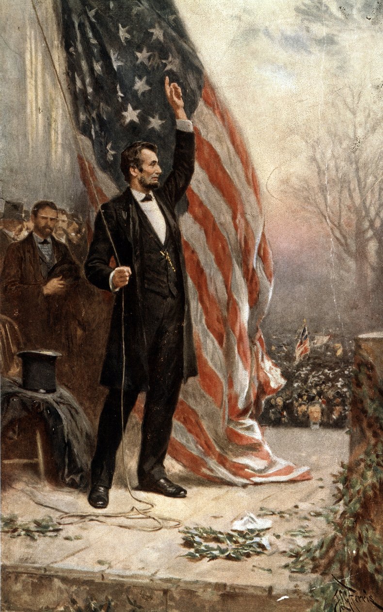 Presidente Abraham Lincoln de Jean Leon Gerome Ferris