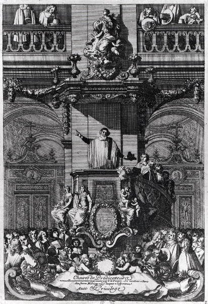 Um pregador, 1659 de Jean Lepautre