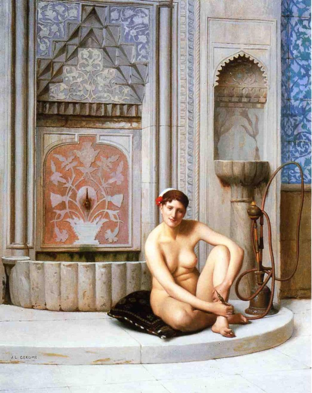 Francês:  Odalisca de Jean Leon Gerome