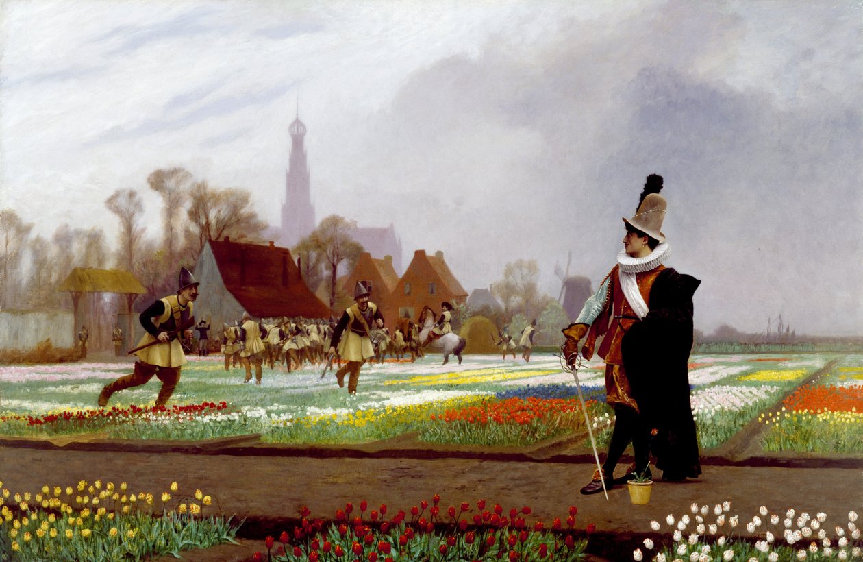 A loucura das tulipas de Jean Leon Gerome