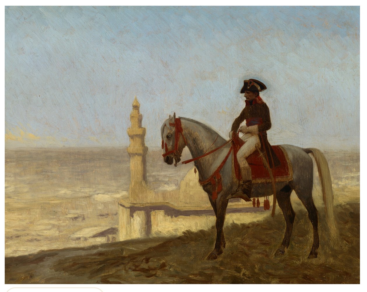 General Bonaparte no Cairo, esboço de Jean Leon Gerome