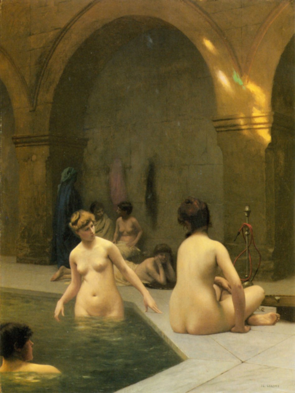 Os Banhistas de Jean Leon Gerome