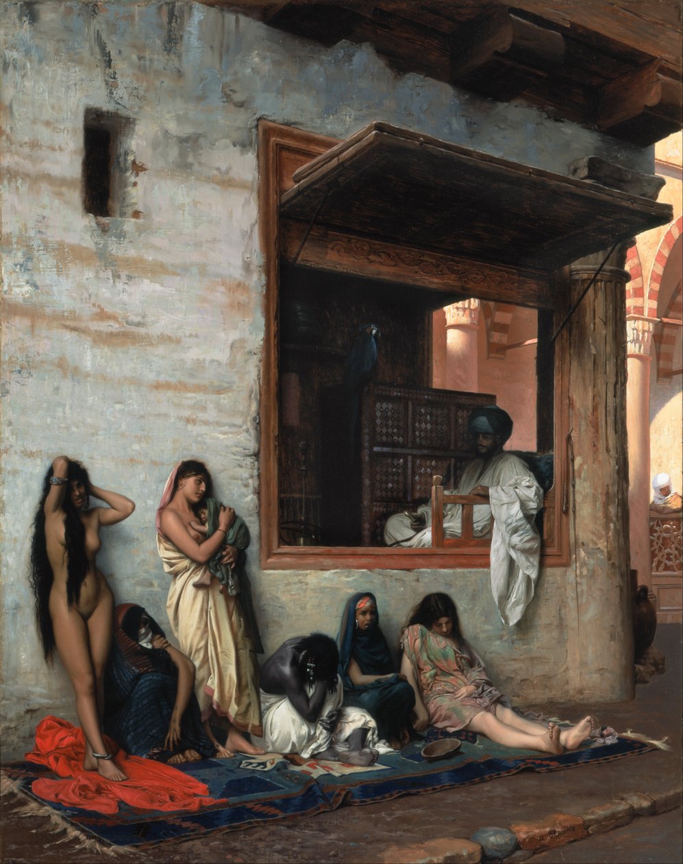 O mercado de escravos de Jean Leon Gerome