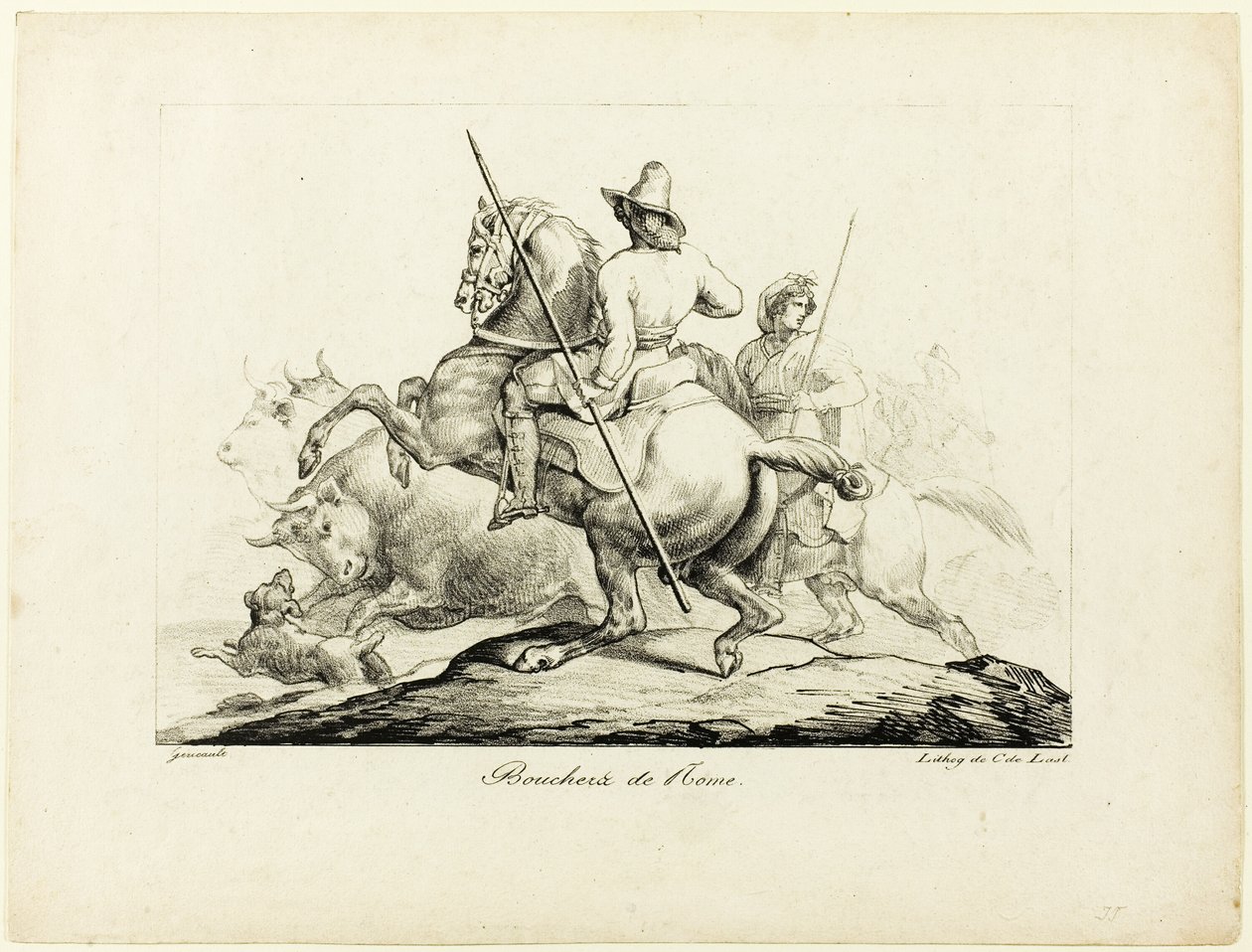 Talhantes de Roma de Jean Louis André Théodore Géricault