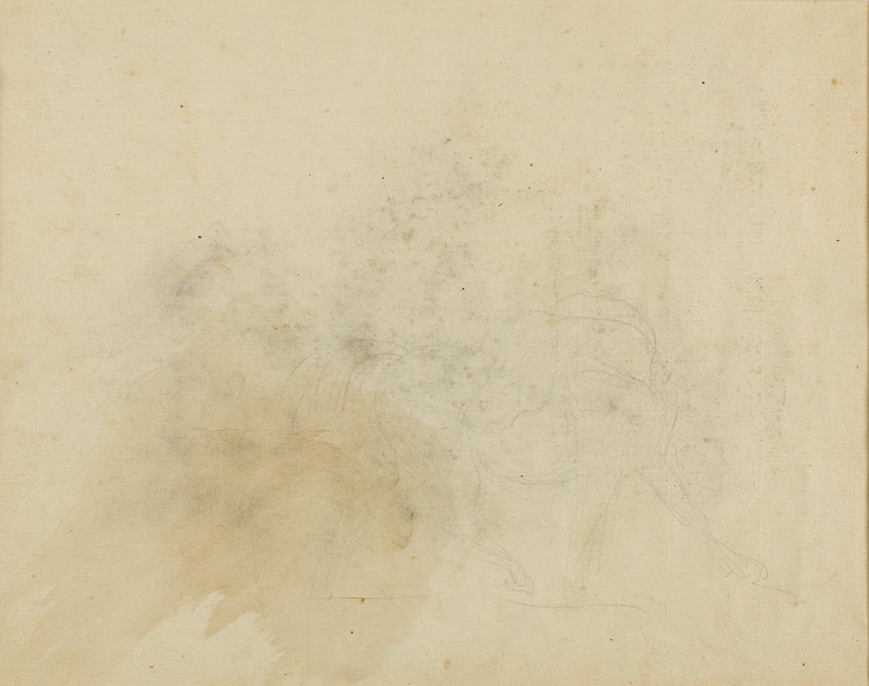 Cavalo a virar a cabeça de Jean Louis André Théodore Géricault