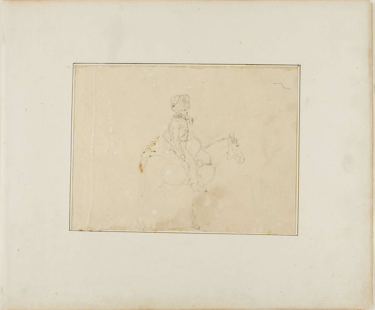 Cavaleiro montado de Jean Louis André Théodore Géricault