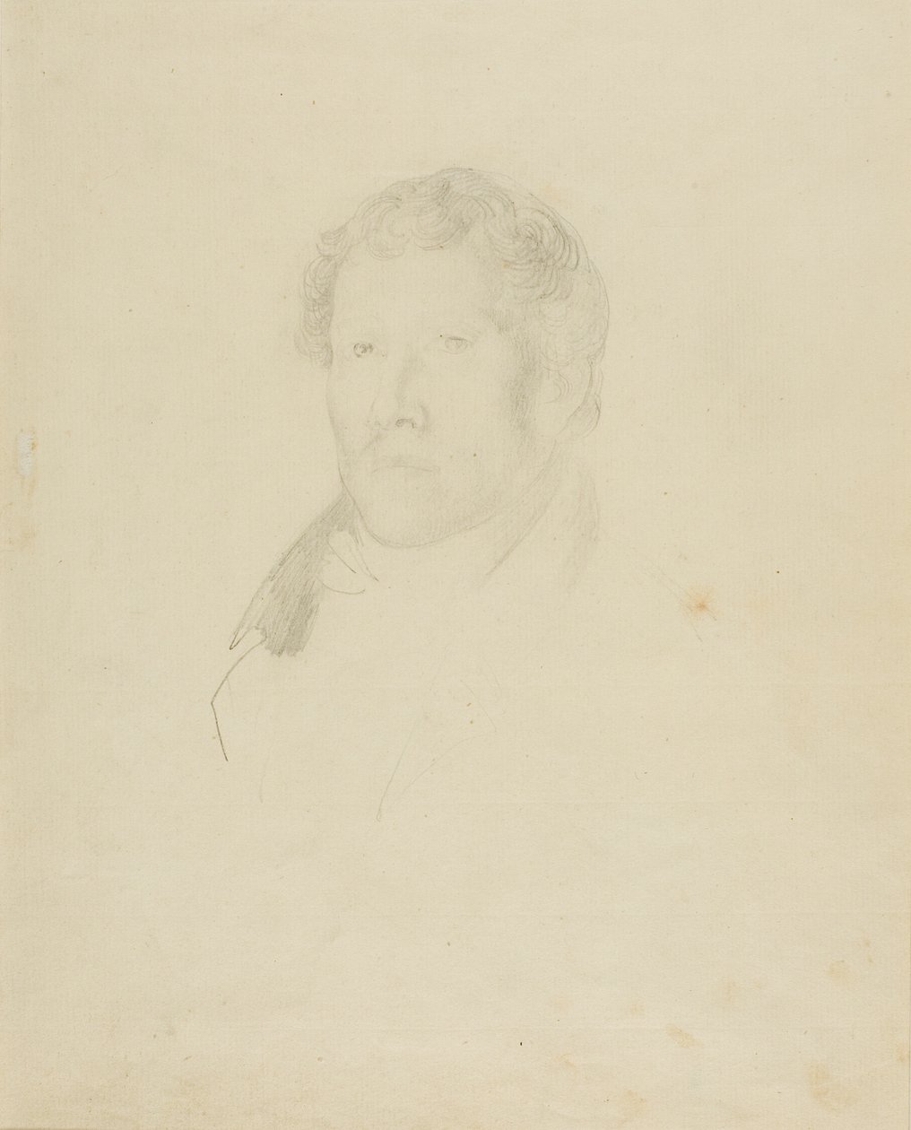 Retrato de um homem de Jean Louis André Théodore Géricault