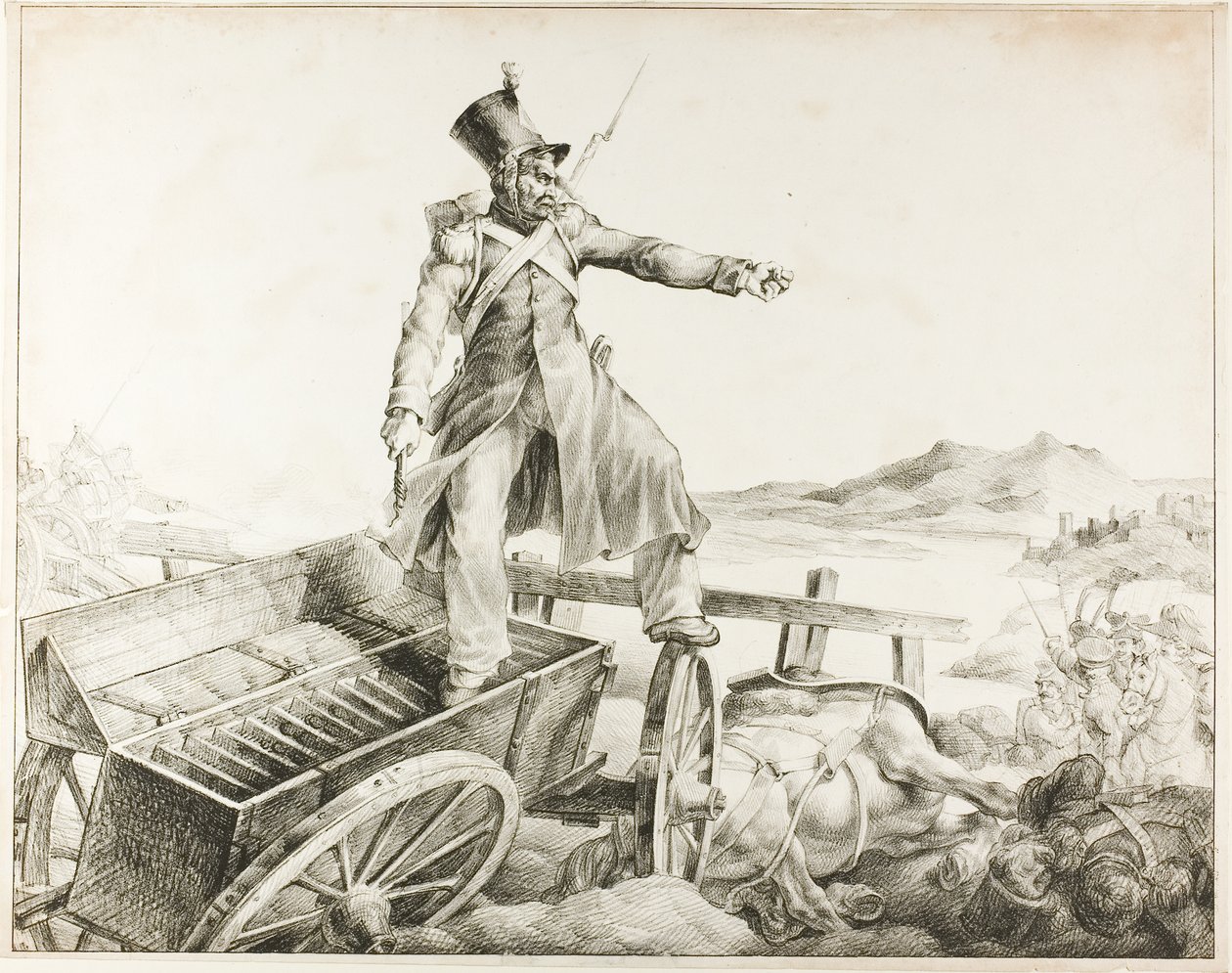 O Caixote de Artilharia de Jean Louis André Théodore Géricault