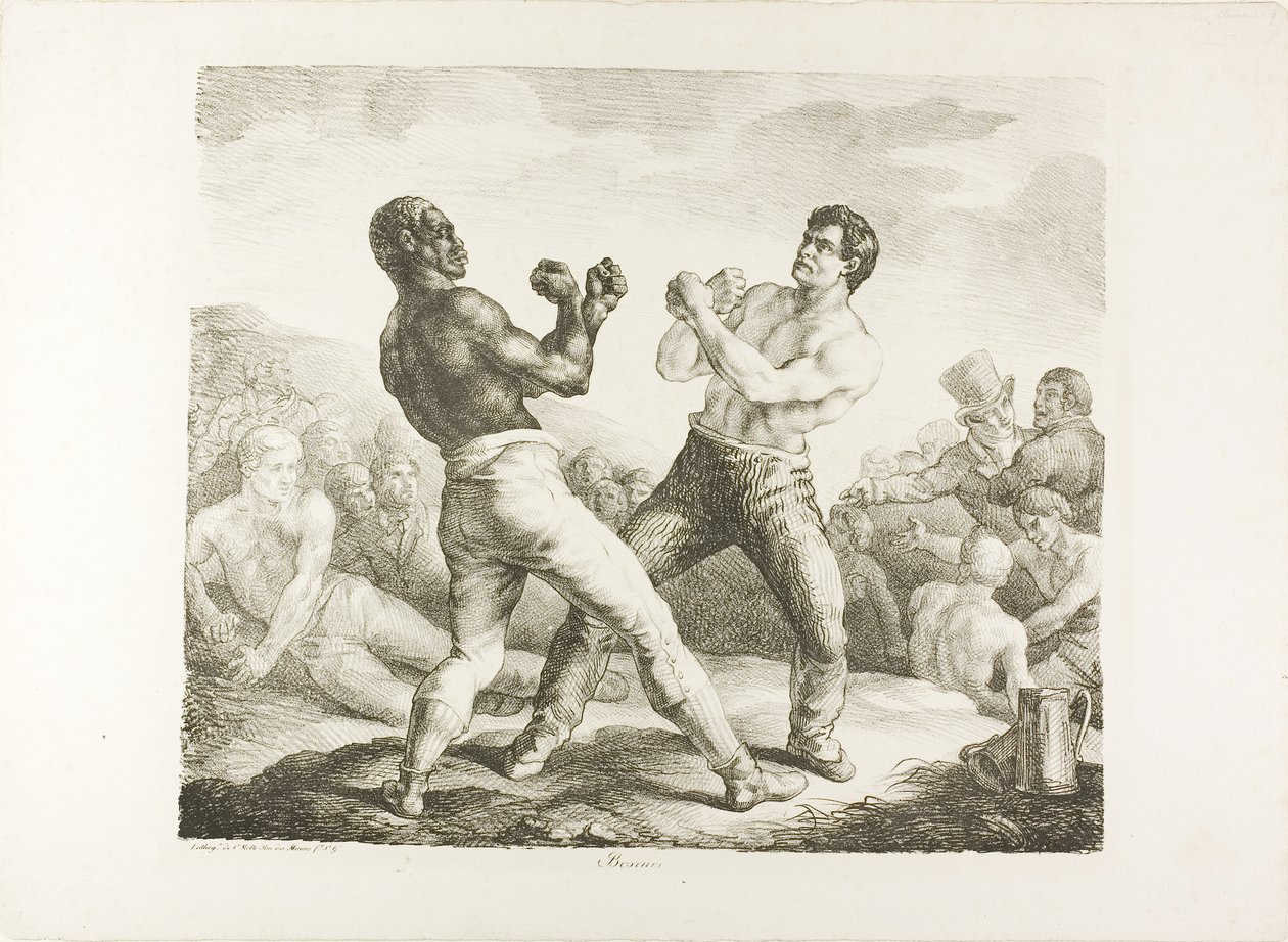 Os boxeadores de Jean Louis André Théodore Géricault