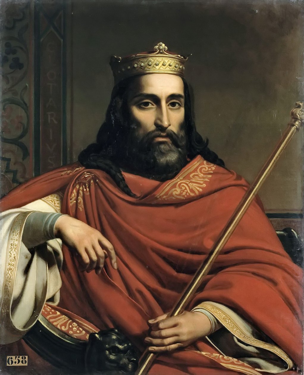 Chlothar I, rei dos francos de Jean Louis Bezard