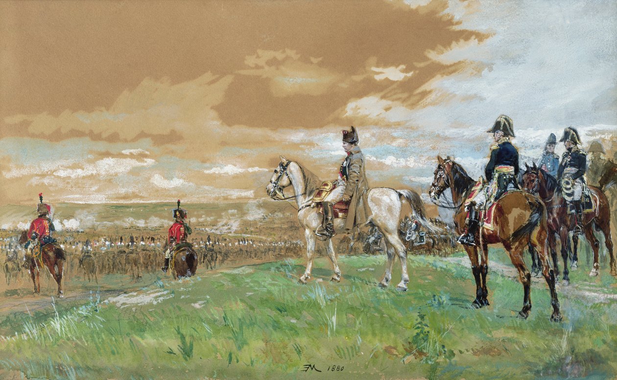 Jena (Napoleão a cavalo) 1880 de Jean Louis Ernest Meissonier