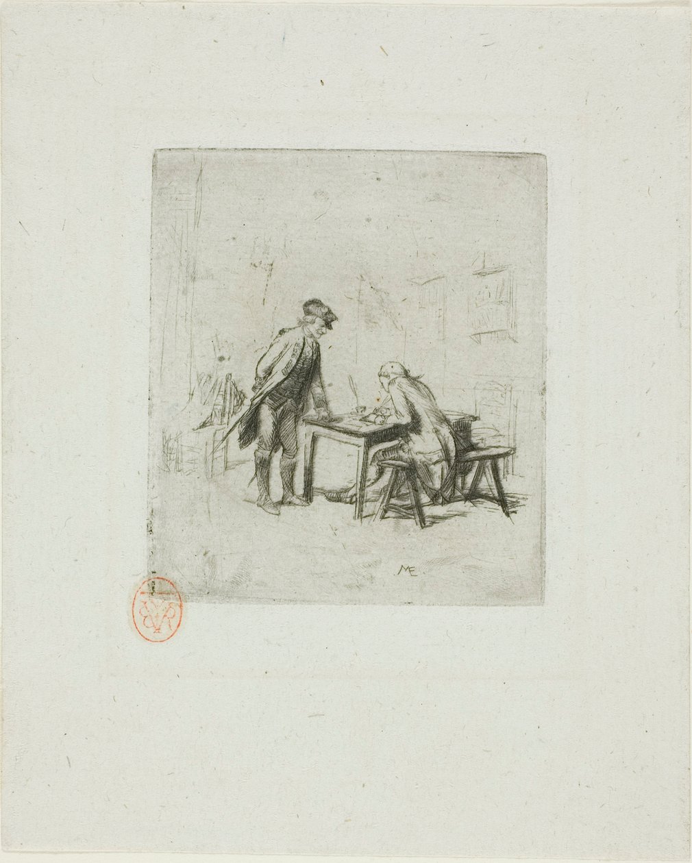 O Sargento Repórter de Jean Louis Ernest Meissonier