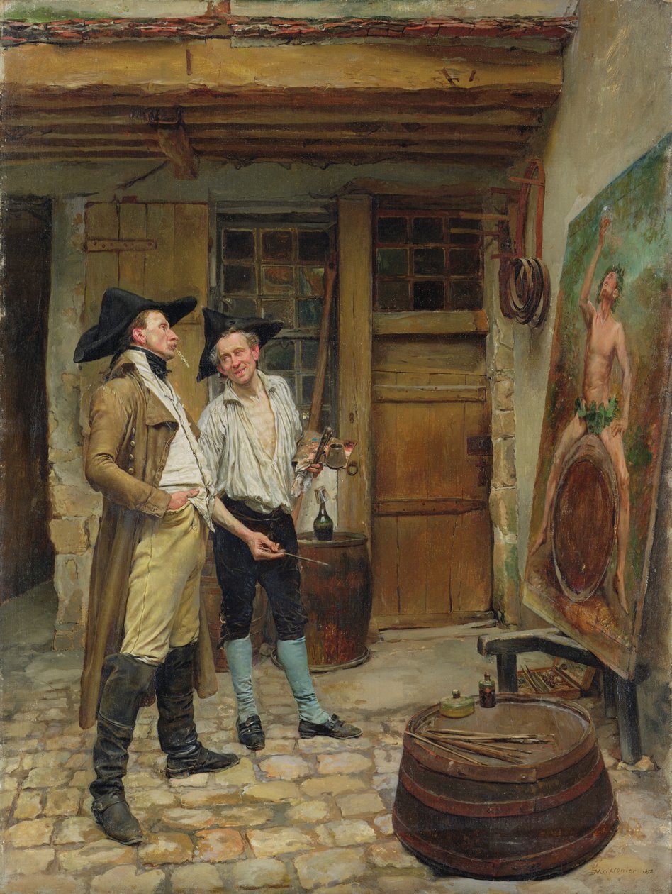 O Pintor de Sinais, 1872 de Jean Louis Ernest Meissonier