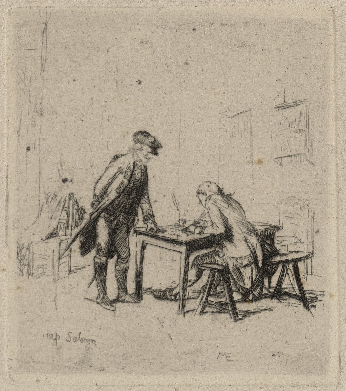 Sem título de Jean Louis Ernest Meissonier