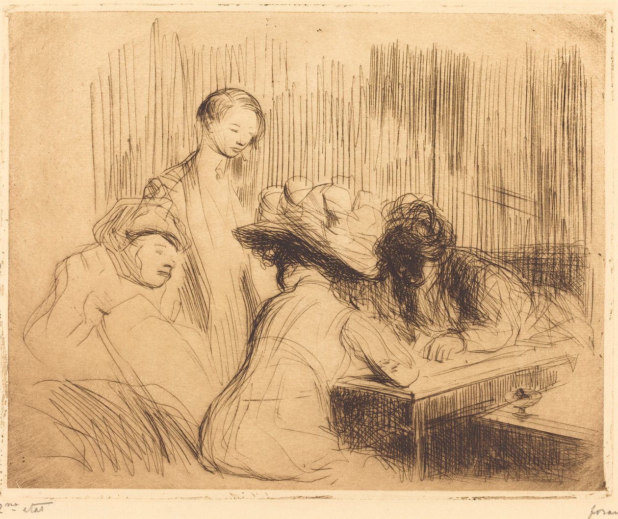 Um mergulho em Montmartre de Jean Louis Forain