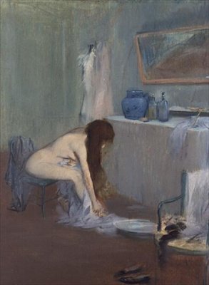Depois do banho, c.1885-90 (pastel) de Jean Louis Forain